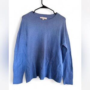 LOFT blue  Crewneck Sweater Classic Knit size small women’s
